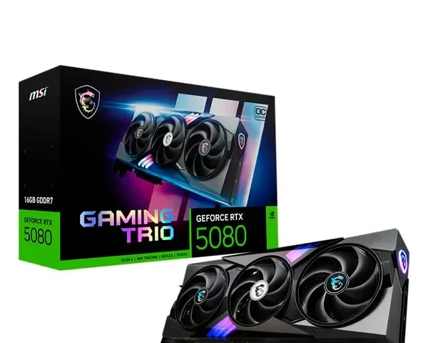 MSI GeForce RTX 5080 16GB Gaming Trio OC