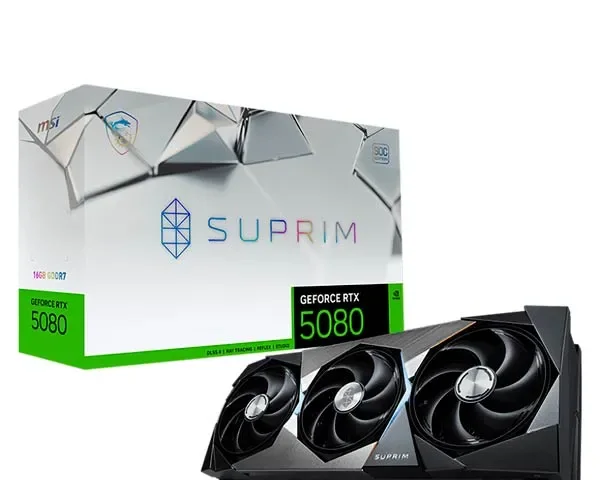 MSI GeForce RTX 5080 16GB SUPRIM SOC