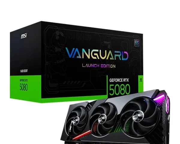 MSI GeForce RTX 5080 16GB Vanguard SOC Launch Edition