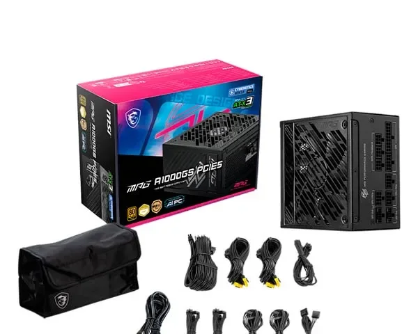 MSI MPG A1000GS PCIE5 Full Modular Power Supply