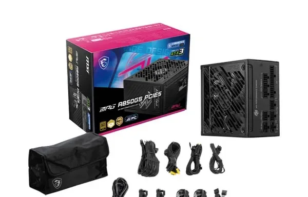 MSI MPG A850GS 850W PCIE5 Full Modular Power Supply