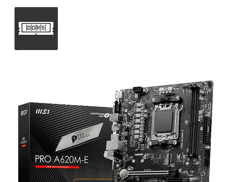 MSI PRO A620M-E ProSeries Motherboard