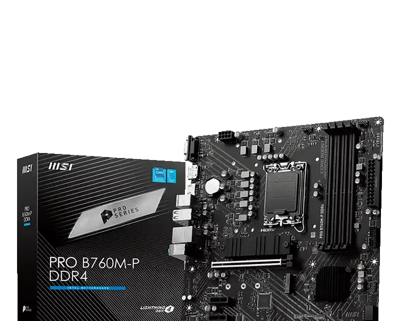 MSI PRO B760M-P DDR4 ProSeries Motherboard