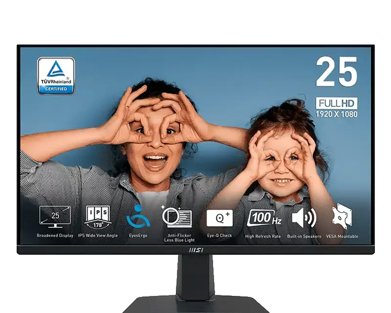 MSI PRO MP251 24.5 inch FHD Monitor 9S6-3PC2CM-001