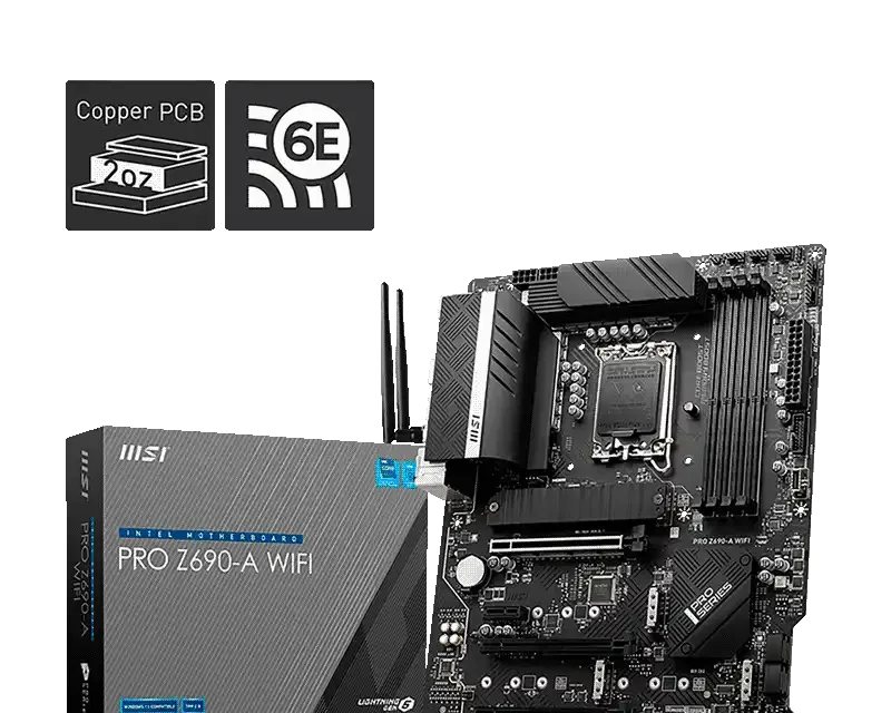 MSI PRO Z690-A Wi-Fi DDR5 Mainboard