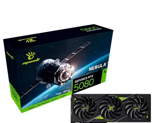 Manli Nebula GeForce RTX 5080 16GB GDDR7