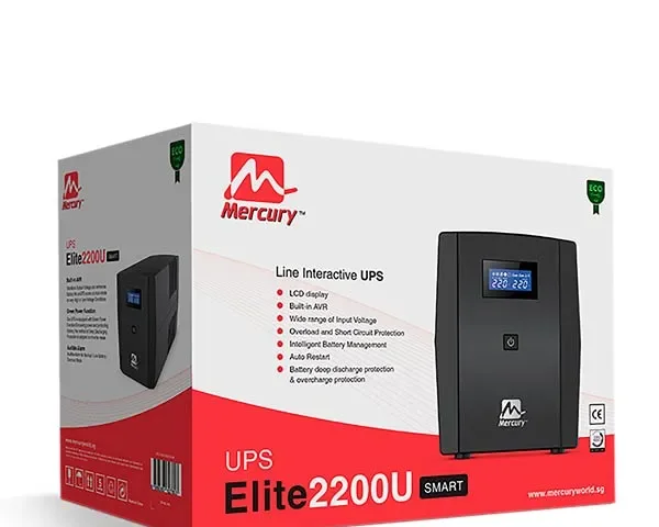 Mercury Elite 2200U Smart Line Interactive UPS