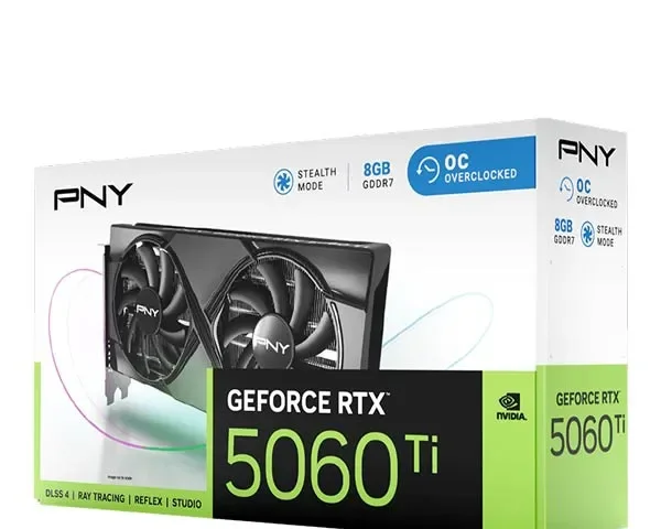 PNY GeForce RTX 5060 Ti 8GB OC GDDR7