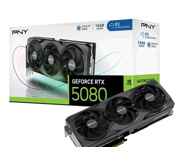PNY GeForce RTX 5080 16GB OC GDDR7