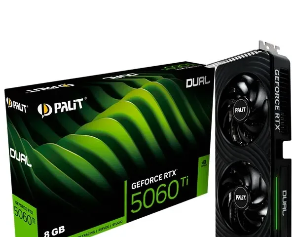 Palit GeForce RTX 5060 Ti Dual 8GB NE7506T019P1-GB2062D