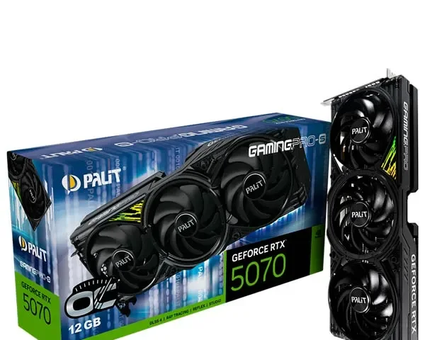 Palit GeForce RTX 5070 GamingPro-S OC 12GB NE75070T19K9-GB2050U