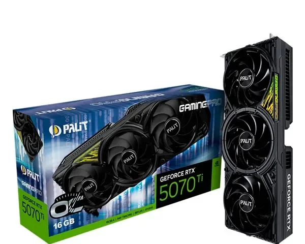 Palit GeForce RTX 5070 Ti GamingPro OC V1 16GB NE7507TS19T2-GB2031Y