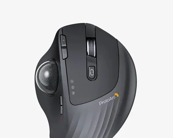 ProtoArc EM01 NL Wireless Ergonomic Trackball Mouse