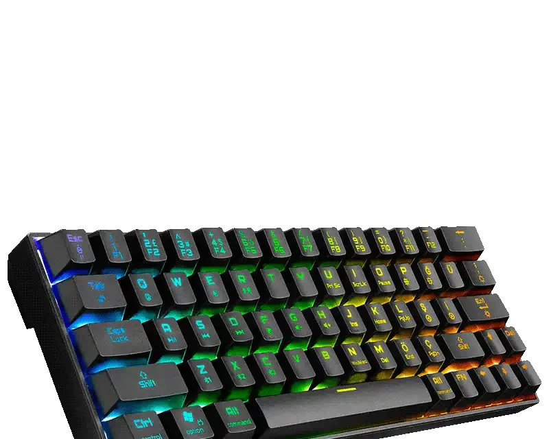 Rampage KB-RX63 ATOM Gaming Keyboard Red Switch