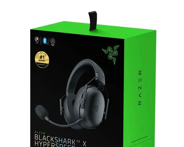 Razer BlackShark V3 X HyperSpeed 7.1 Surround Wireless Gaming Headset