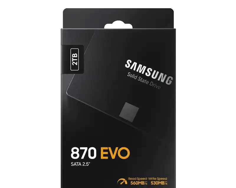SAMSUNG 870 EVO 2TB 2.5 Inch SATA III SSD