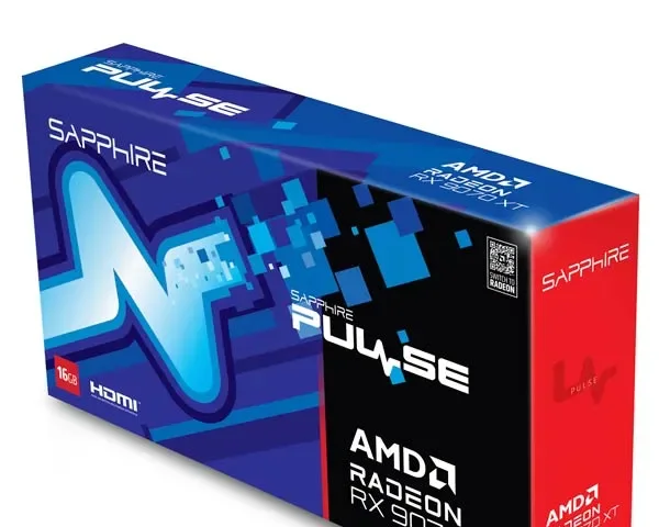 Sapphire Pulse AMD Radeon RX 9070 XT 16GB