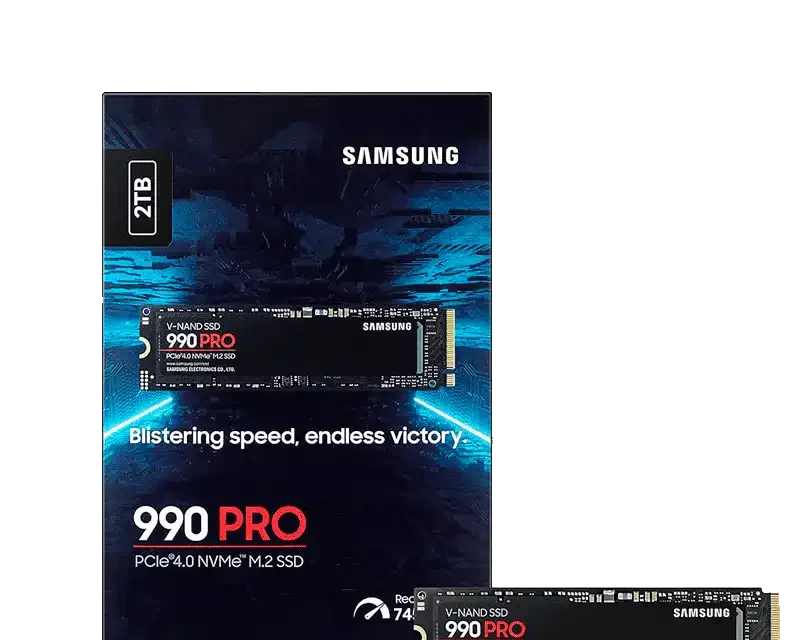 Samsung 990 PRO 2TB PCIe Gen4 X4 NVMe 2.0 SSD