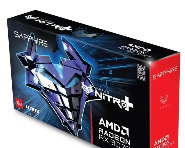 Sapphire Nitro + AMD Radeon RX 9070 XT 16GB