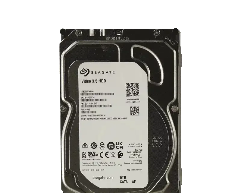 Seagate 6 TB HDD 3.5 3.5" ST6000VM000 SATA