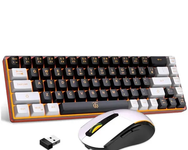Snpurdiri 60% Wireless Gaming Keyboard and Mouse