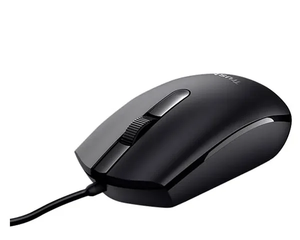 Trust Basi Wired Mouse Black