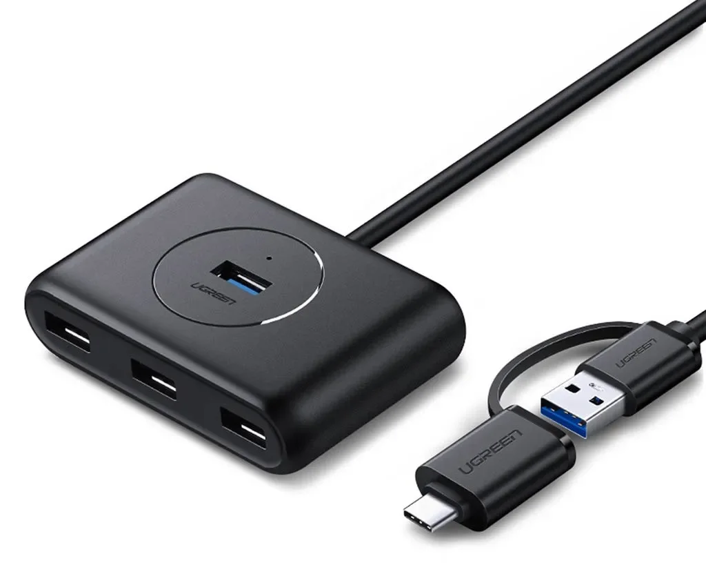 UGreen CR113 4-in-1 USB 3.0 to USB-C Data Hub 40850