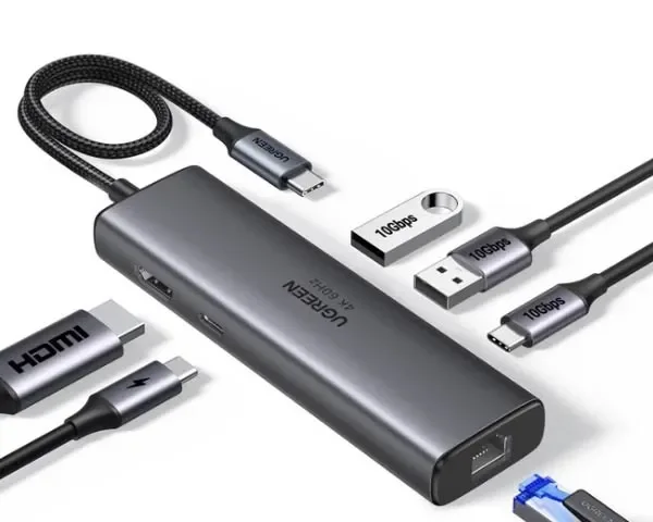 Ugreen CM512 6-in-1 USB-CHub 45000