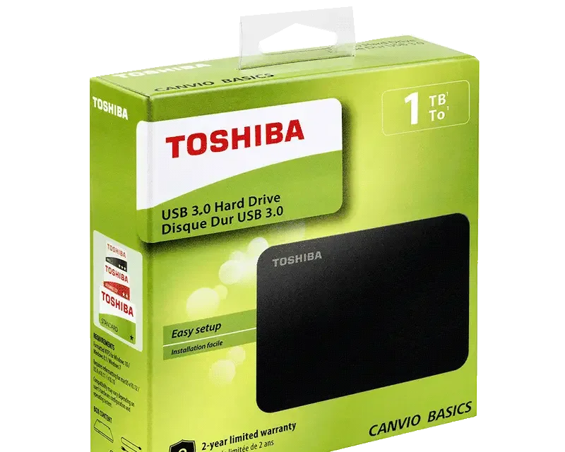 External HDD Toshiba Canvio Basics 1TB USB3.0