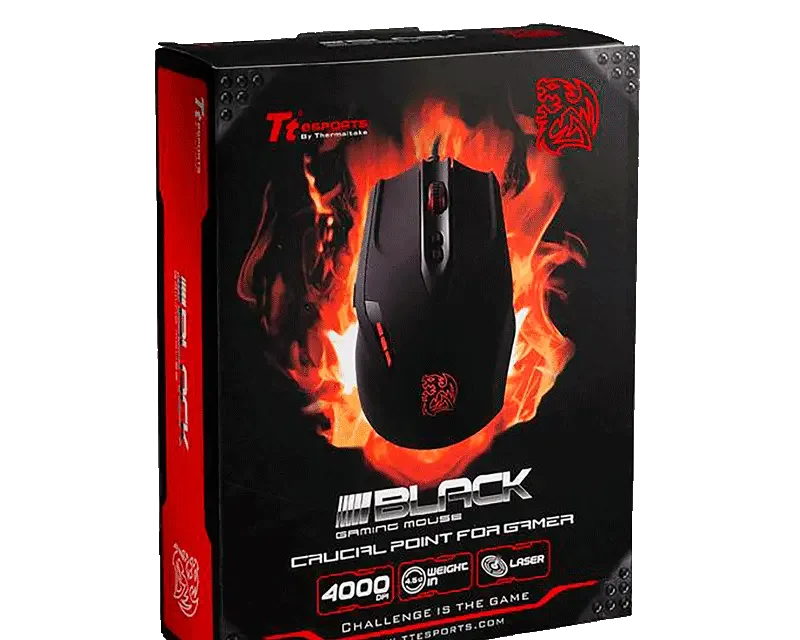 Tt eSports Black Gaming Mouse