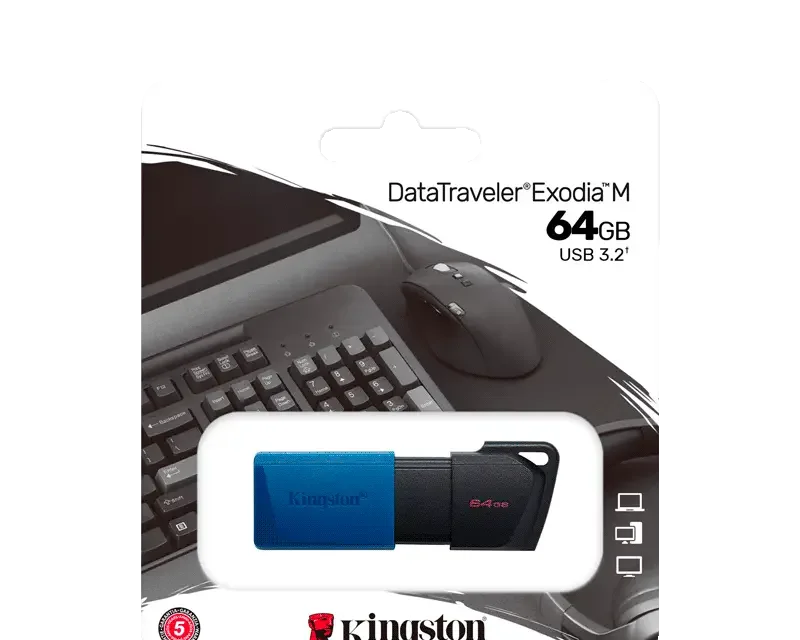 Kingston DataTraveler Exodia M 64GB - USB 3.2 Flash Drive