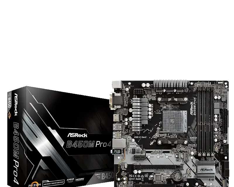 ASRock B450M Pro4