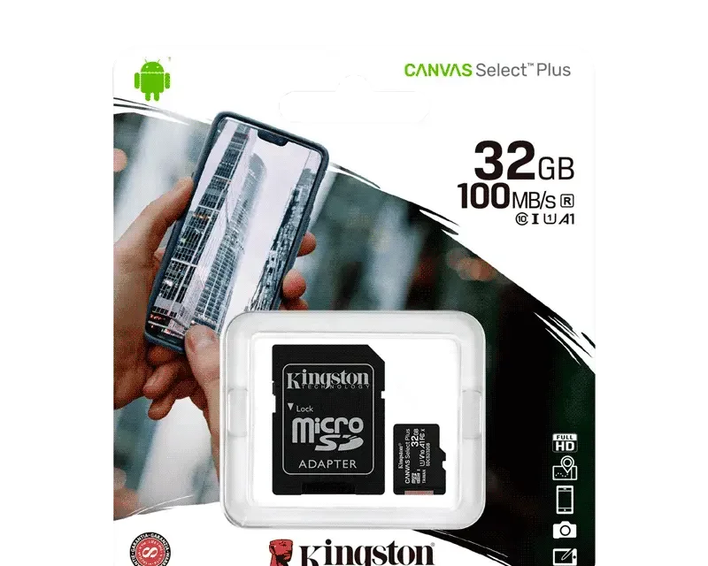 Kingston Canvas Select Plus 32GB microSD Card SDCS2/32GB