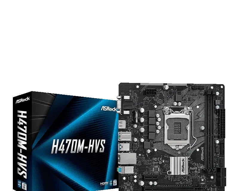 ASRock H470M-HVS 90-MXBG60-A0UAYZ