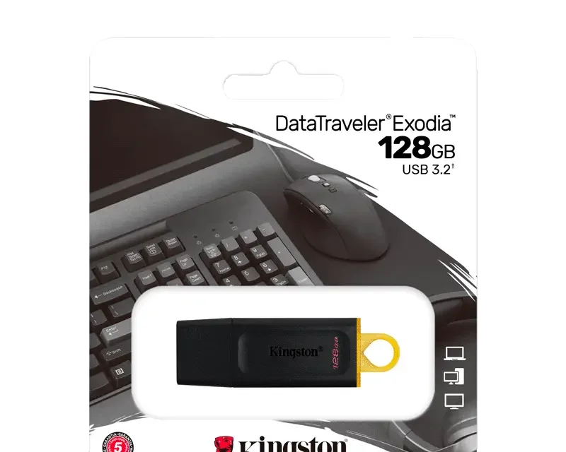 Kingston DataTraveler Exodia 128GB - USB 3.2 Flash Drive