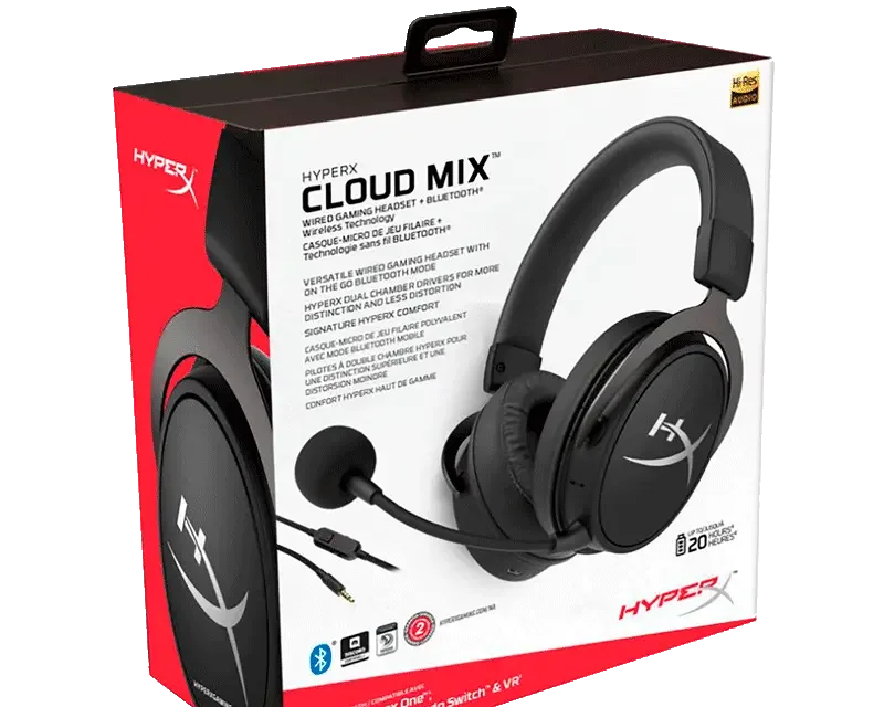 HyperX Cloud MIX Wired Gaming Headset + Bluetooth