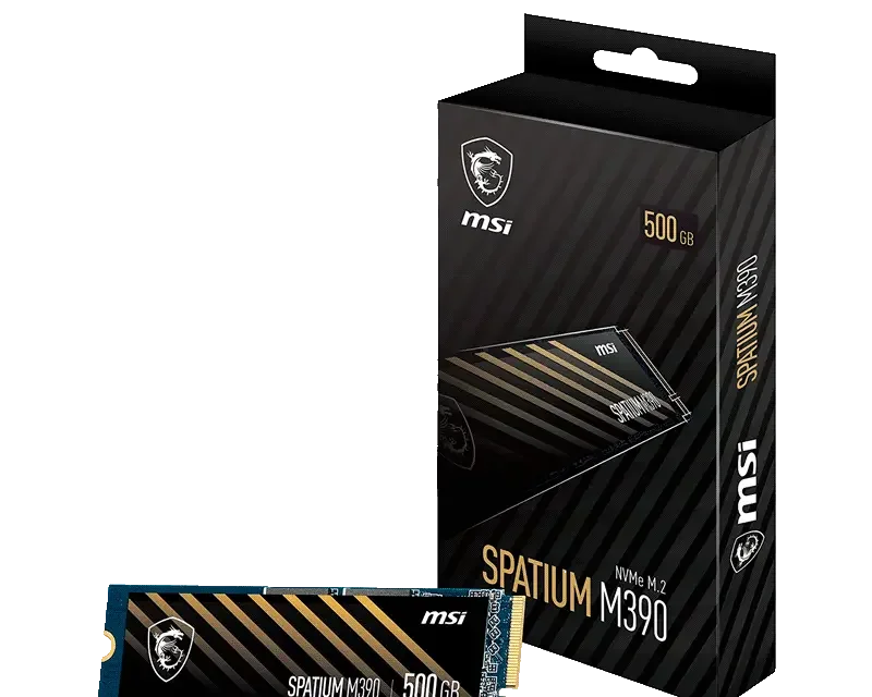 SSD MSI Spatium M390 NVME M.2 500GB