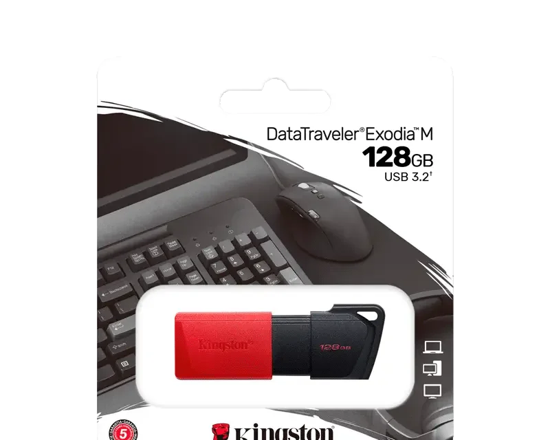 Kingston DataTraveler Exodia M 128GB - USB 3.2 Flash Drive